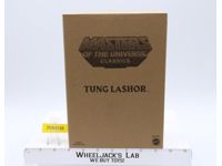 Tung Lashor w/ Mailer MOSC NEW He-Man Classics MOTUC 2014 Mattel Super 7