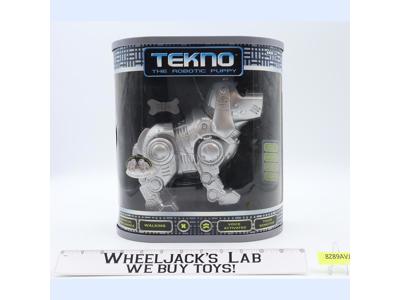 Tekno The Robotic Puppy Dog SILVER 2000 Manley Toy Quest NEW MISP SEALED