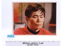 Sulu Star Trek George Takei AUTOGRAPHED 8x11 Magazine Page