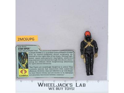 Star-Viper V1 100% Complete G.I. Joe 1988 Hasbro Vintage Action Figure