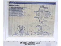 Air Chariot 1986 ORIGINAL Instructions Blueprints G.I. Joe Hasbro Vehicle
