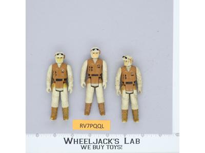Lot of 3 Hoth Rebel Soldiers Star Wars 1980 ESB Vintage Kenner Action Figures