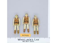 Lot of 3 Hoth Rebel Soldiers Star Wars 1980 ESB Vintage Kenner Action Figures