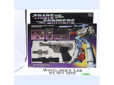 Megatron 100% Complete W/BOX & INSERT UNUSED STICKERS G1 Transformers
