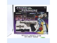 Megatron 100% Complete W/BOX & INSERT UNUSED STICKERS G1 Transformers