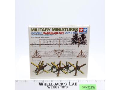 Barricade Set 1/35 Scale Plastic Model Kit Military Miniatures Tamiya NEW MIB