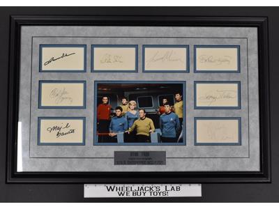 Crew of the USS Enterprise Star Trek Original Series AUTOGRAPHED Picture Frame