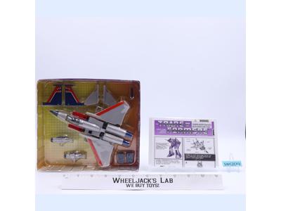 Starscream Commemorative UNUSED NEW Complete Transformers 2002 Hasbro Reissue