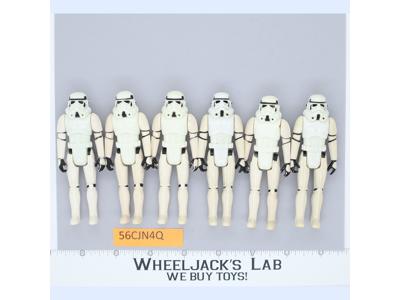 Lot of 6 Star Wars Imperial Stormtroopers 1980s Kenner Vintage Action Figures