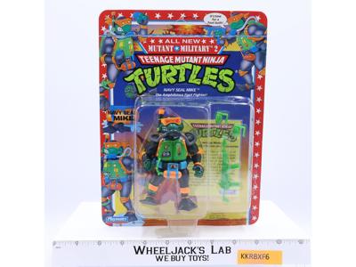 Mutant Military Navy Seal Mike TMNT 1992 Playmates MOSC UNPUNCHED