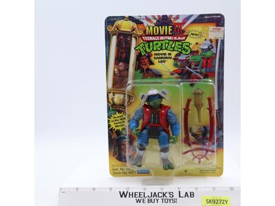 Samurai Leo Movie III Teenage Mutant Ninja Turtles TMNT 1992 MOSC UNPUNCHED