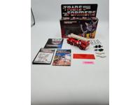 Inferno 100% Complete W/BOX 1985 Vintage Hasbro Action Figure G1 Transformers