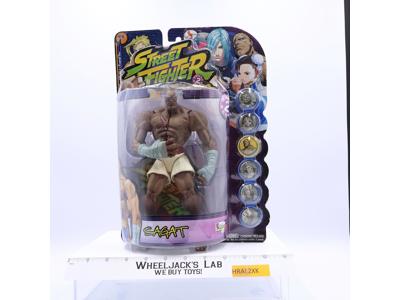 Sagat Round 2 Street Fighter Alpha 3 2000 Resaurus CAPCOM 8"  MOSC NEW
