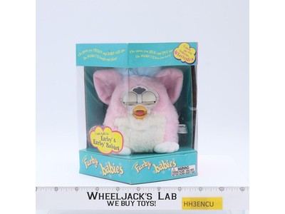 70-940 Electronic Furby Babies PINK WHITE BLUE HAIR 1999 Tiger Hasbro SEALED