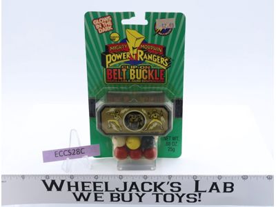 Belt Buckle Gum Dispenser Mighty Morphin Power Rangers 1995 Saban NEW SEALED