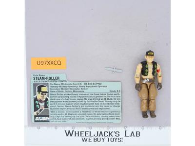Steam-Roller V1 100% Complete G.I. Joe 1987 Hasbro Vintage Action Figure
