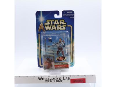Jango Fett Star Wars Attack of the Clones 2002 Hasbro Action Figure NEW SEALED