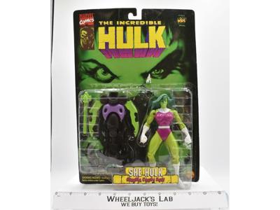 She Hulk W/ Gamma Cross Bow Figure The Incredible Hulk Marvel Toy Biz NEW MOSC
