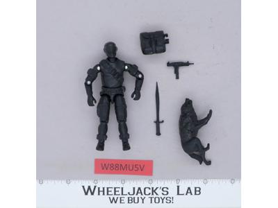 Black Major Snake Eyes Commando Complete G.I. Joe 1986 Hasbro Vintage Figure