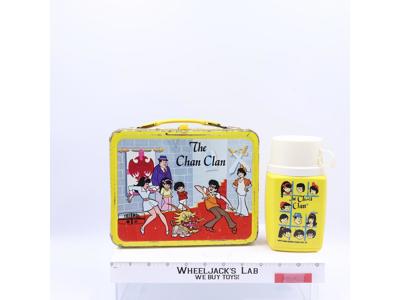 The Chan Clan Lunch Box 1973 King-Seeley Vintage Tin w/ THERMOS