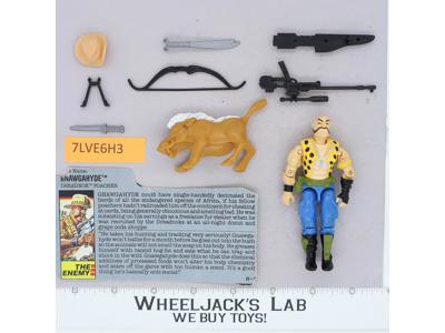 Gnawgahyde V1 100% Complete G.I. Joe 1989 Hasbro Vintage Action Figure