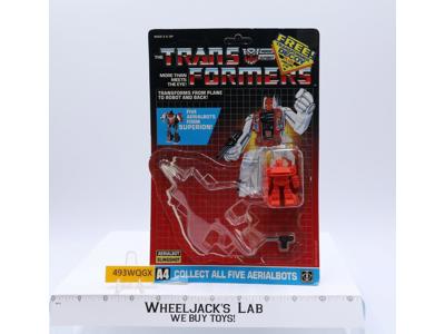 Slingshot 100% Complete W/CARDBACK & BUBBLE 1986 G1 Transformers Vintage