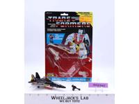 Air Raid 100% Complete W/CARDBACK & BUBBLE 1986 G1 Transformers Vintage