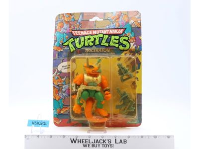 Triceraton Teenage Mutant Ninja Turtles TMNT 1990 Playmates NEW MOSC SEALED