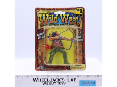 #2441 Indian With Bow & Arrrow Wild West 2010 Jaru Action Figure NEW SEALED