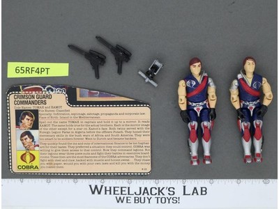 Tomax & Xamot V1 100% Complete G.I. Joe 1985 Hasbro Vintage Action Figure
