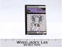 Blitzwing Instruction Manual Booklet 1985 Hasbro G1 Transformers