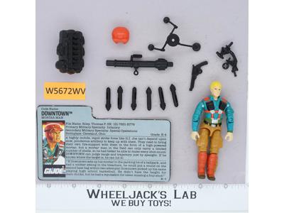 Downtown V1 100% Complete G.I. Joe 1988 Hasbro Vintage Action Figure