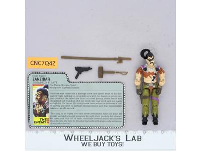 Zanzibar V1 100% Complete G.I. Joe 1987 Hasbro Vintage Action Figure