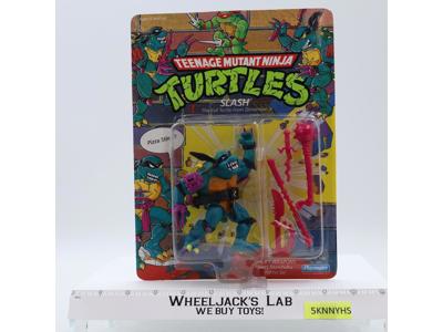 Slash Teenage Mutant Ninja Turtles TMNT 1990 Playmates Figure MOSC UNPUNCHED