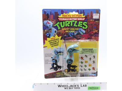Wacky Walkin' Mouser Wacky Action TMNT 1989 Playmates MOSC NEW SEALED