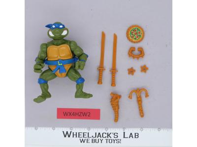 Storage Shell Leo 100% Complete Teenage Mutant Ninja Turtles 1991 Playmates