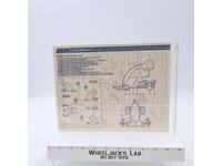 Destro's Anti-Gravity Pod 1988 ORIGINAL Instructions Blueprints G.I. Joe