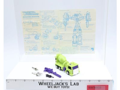 Mixmaster Devastator 1985 100% Complete G1 Transformers Cement Mixer Figure