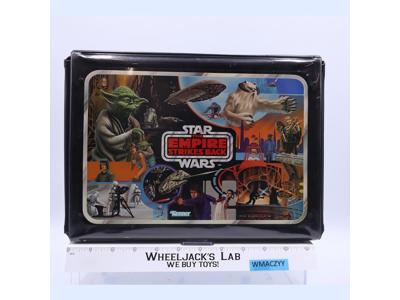 Star Wars ESB RED TRAYS Vinyl Collector's Case W/ Stickers 1982 Kenner Vintage