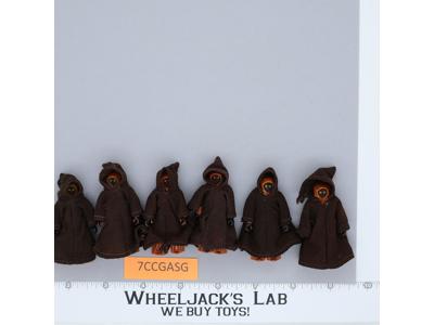 Lot of 6 Jawas Star Wars 1977 Kenner Vintage Action Figures