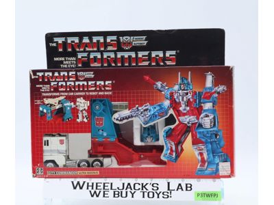 Ultra Magnus 100% Complete W/ BOX & INSERT Vintage G1 Transformers Figure
