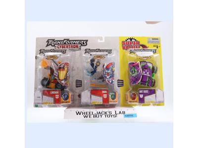 3-Pc SET Landmine Snarl Dirt Boss Transformers 2006 Hasbro Cybertron NEW MOSC