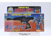 Convertible Laser Gun 100% Complete W/Box 1985 Super Gobots Go-Bots Tonka