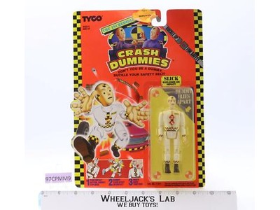 Slick The Incredible Crash Dummies 1991 Tyco Action Figure NEW MOSC SEALED