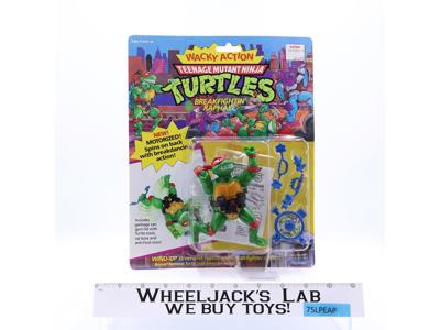 Breakfightin' Raphael Wacky Action TMNT 1990 Playmates MOSC NEW