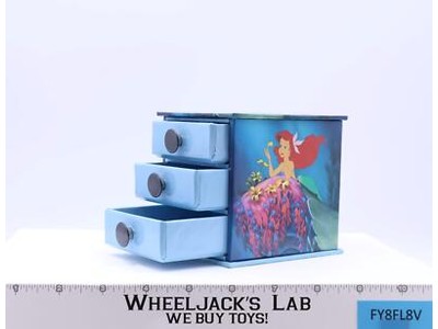 Ariel Jewelry Box 4x4x4 The Little Mermaid Vintage Disney NEW MINT