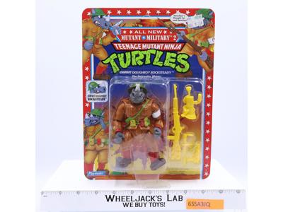 Dimwit Doughboy Rocksteady Rhino Mutant Ninja Turtles TMNT 1992 MOSC Military 2