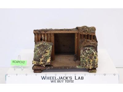 Shelter #2 Shack Barricade Bunker Wood Elastolin Toy Soldier WWI Germany Diorama