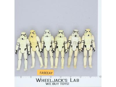 Lot of 6 Star Wars Imperial Stormtroopers 1980s Kenner Vintage Action Figures