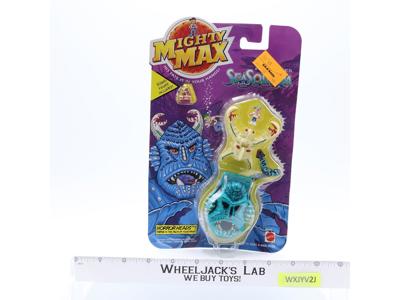 Sea Squirm + BONUS Figure Mighty Max Horror Heads 1992 Bluebird Toys NEW SEALED
